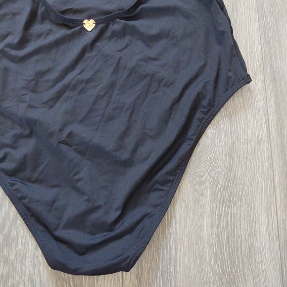 NWT Catherine Malandrino Deep V with Strappy Very Low Back One Piece Swimsuit - Picture 5 of 16